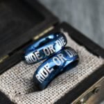 Ride or Die Ring, Blue Wedding Band, Ride or Die Wedding Band - Image 3