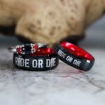Ride or Die Rings, Ride or Die, Ride or Die Wedding Rings, Ride or Die Wedding Bands, Black Wedding Rings, Black Wedding Bands, Biker Rings