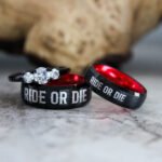 Ride or Die Rings, Ride or Die, Ride or Die Wedding Rings, Ride or Die Wedding Bands, Black Wedding Rings, Black Wedding Bands, Biker Rings