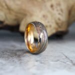 Damascus Steel Ring, Damascus Steel Wedding Band, Damascus Steel Wedding Ring