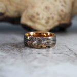 Damascus Steel Ring, Damascus Steel Wedding Band, Damascus Steel Wedding Ring - Image 3
