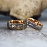 Damascus Steel Ring, Damascus Steel Wedding Band, Damascus Steel Wedding Ring - Image 5