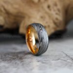 Damascus Steel Ring, Damascus Steel Wedding Band, Damascus Steel Wedding Ring