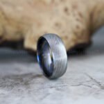 Damascus Steel Ring, Damascus Steel Wedding Band, Damascus Steel Wedding Ring