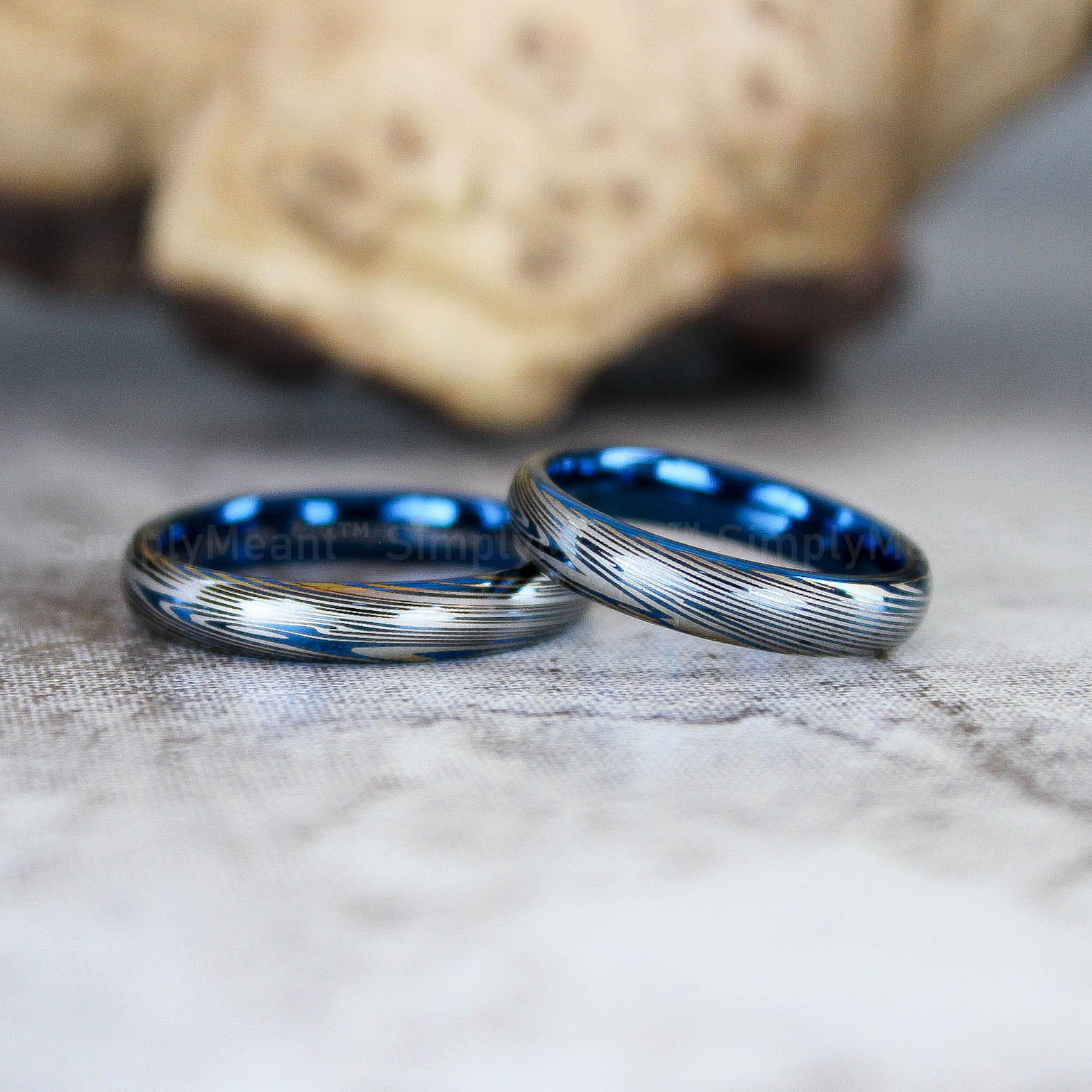 IMG_2691 Damascus Steel Rings, Damascus Steel Wedding Bands, Damascus Steel Wedding Rings - Image 1