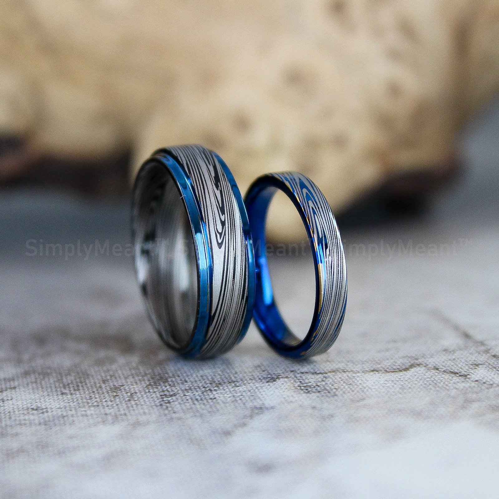 IMG_2695 Damascus Steel Rings, Damascus Steel Wedding Bands, Damascus Steel Wedding Rings - Image 1