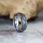 Damascus Steel Ring, Damascus Steel Wedding Band, Damascus Steel Wedding Ring