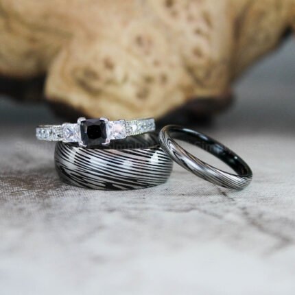 Damascus Steel Rings, Damascus Steel Wedding Bands, Damascus Steel Wedding Rings