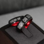 Ride or Die Rings, Ride or Die, Ride or Die Wedding Rings, Ride or Die Wedding Bands, Black Wedding Rings, Black Wedding Bands, Biker Rings - Image 2