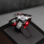 Ride or Die Rings, Ride or Die, Ride or Die Wedding Rings, Ride or Die Wedding Bands, Black Wedding Rings, Black Wedding Bands, Biker Rings