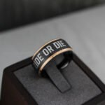 Ride or Die Rings, Ride or Die, Ride or Die Wedding Rings, Ride or Die Wedding Bands, Black Wedding Rings, Black Wedding Bands, Biker Rings - Image 4