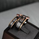 Ride or Die Rings, Ride or Die, Ride or Die Wedding Rings, Ride or Die Wedding Bands, Black Wedding Rings, Black Wedding Bands, Biker Rings