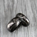 Simply Meant To Be Rings, Simply Meant To Be Wedding Bands, Couple Rings - Image 5