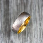 Damascus Steel Ring, Damascus Steel Wedding Band, Damascus Steel Wedding Ring