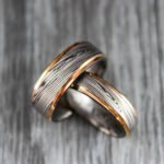 Damascus Steel Ring, Damascus Steel Wedding Band, Damascus Steel Wedding Ring - Image 3
