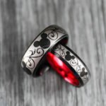 Mickey Mouse Ring, Mickey Mouse Wedding Band, Disney Ring, Disney Jewelry - Image 4