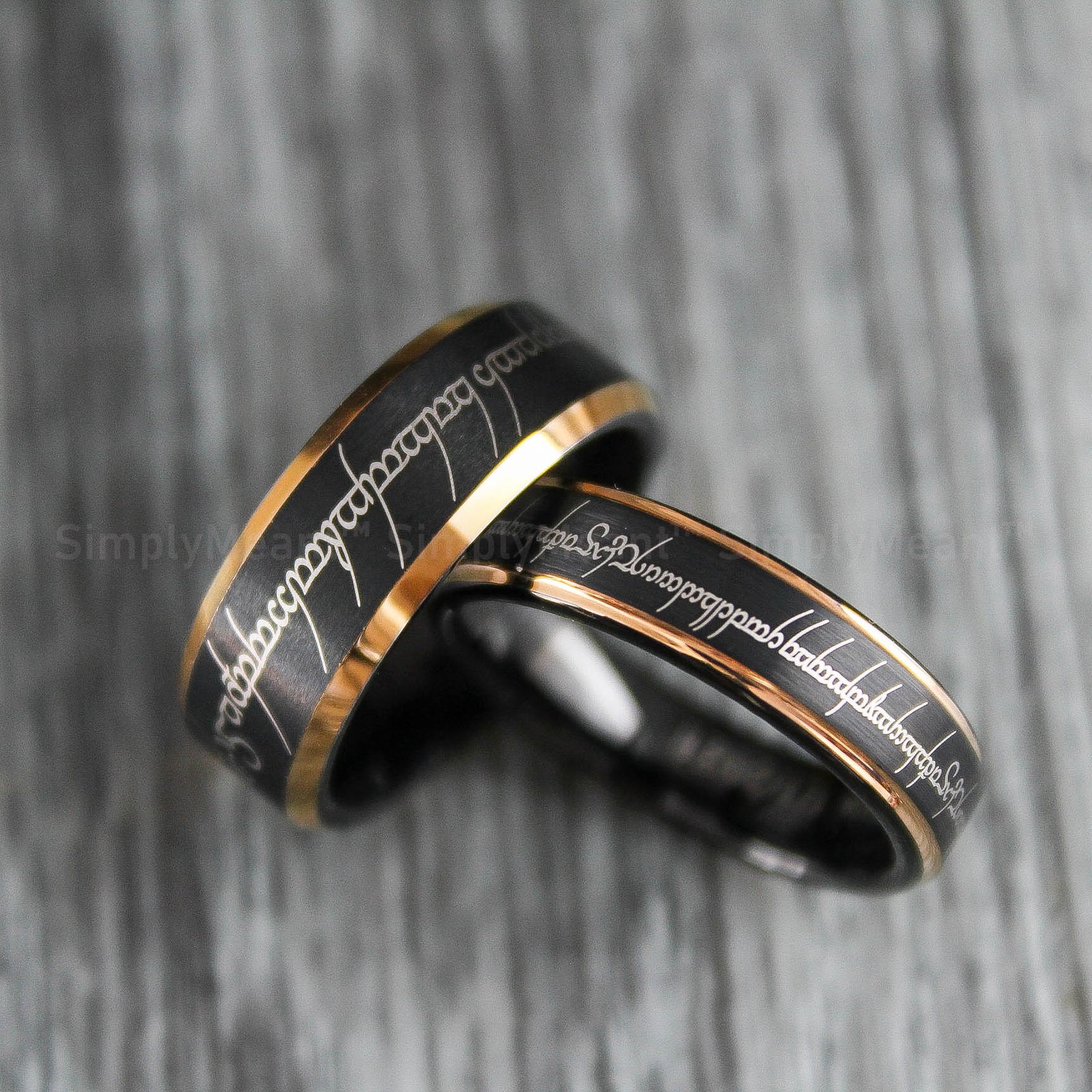 IMG_1622 Elvish Rings, Elvish Wedding Bands, Lord of the Rings Rings, Lord of the Rings Jewelry - Image 1