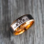 Praying Cowboys Ring, Cowboys Wedding Band, Praying Cowboys Wedding Band