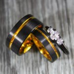 Couple Rings, Black Wedding Bands, Matching Wedding Rings