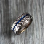 Damascus Steel Ring, Damascus Steel Wedding Band, Damascus Steel Wedding Ring