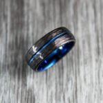 Hammered Wedding Band, Hammered Ring, Hammered Wedding Ring - Image 3