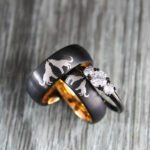 Wolves Rings, Howling Wolves Wedding Bands, Matching Couple Rings