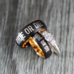 Ride or Die Rings, Ride or Die, Ride or Die Wedding Rings, Ride or Die Wedding Bands, Black Wedding Rings, Black Wedding Bands, Biker Rings