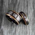 Ride or Die Rings, Ride or Die, Ride or Die Wedding Rings, Ride or Die Wedding Bands, Black Wedding Rings, Black Wedding Bands, Biker Rings - Image 4