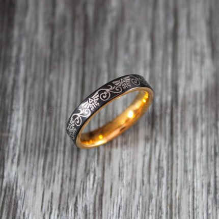 Zelda Wedding Ring, Legend of Zelda Wedding Ring, Zelda Jewelry, Gamer Ring