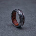 Damascus Steel Ring, Damascus Steel Wedding Band, Damascus Steel Wedding Ring