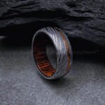 Damascus Steel Ring, Damascus Steel Wedding Band, Damascus Steel Wedding Ring - Image 4