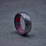 Damascus Steel Ring, Damascus Steel Wedding Band, Damascus Steel Wedding Ring