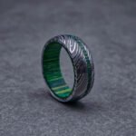 Damascus Steel Ring, Damascus Steel Wedding Band, Damascus Steel Wedding Ring