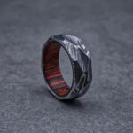 Damascus Steel Ring, Damascus Steel Wedding Band, Damascus Steel Wedding Ring