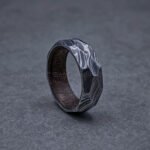 Damascus Steel Ring, Damascus Steel Wedding Band, Damascus Steel Wedding Ring
