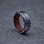 Damascus Steel Ring, Damascus Steel Wedding Band, Damascus Steel Wedding Ring