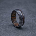 Damascus Steel Ring, Damascus Steel Wedding Band, Damascus Steel Wedding Ring