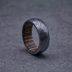 Damascus Steel Ring, Damascus Steel Wedding Band, Damascus Steel Wedding Ring