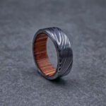 Damascus Steel Ring, Damascus Steel Wedding Band, Damascus Steel Wedding Ring