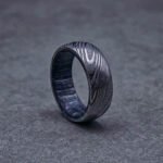 Damascus Steel Ring, Damascus Steel Wedding Band, Damascus Steel Wedding Ring