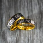 Ride or Die Ring, Black Wedding Band, Ride or Die Wedding Band - Image 3
