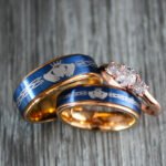 Claddagh Rings, Claddagh Couple Wedding Bands, Irish Rings, Couple Ring Set