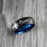 Simply Meant To Be Rings, Simply Meant To Be Wedding Bands, Couple Rings - Image 4