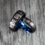 Ride or Die Rings, Ride or Die, Ride or Die Wedding Rings, Ride or Die Wedding Bands, Black Wedding Rings, Black Wedding Bands, Biker Rings - Image 3