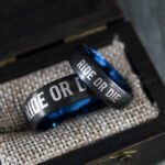 Ride or Die Rings, Ride or Die, Ride or Die Wedding Rings, Ride or Die Wedding Bands, Black Wedding Rings, Black Wedding Bands, Biker Rings - Image 5