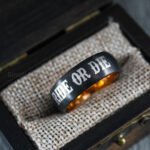 Ride or Die Rings, Ride or Die, Ride or Die Wedding Rings, Ride or Die Wedding Bands, Black Wedding Rings, Black Wedding Bands, Biker Rings - Image 5