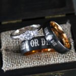 Ride or Die Rings, Ride or Die, Ride or Die Wedding Rings, Ride or Die Wedding Bands, Black Wedding Rings, Black Wedding Bands, Biker Rings