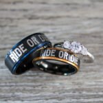 Ride or Die Rings, Ride or Die, Ride or Die Wedding Rings, Ride or Die Wedding Bands, Black Wedding Rings, Black Wedding Bands, Biker Rings