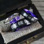 Ride or Die Rings, Ride or Die, Ride or Die Wedding Rings, Ride or Die Wedding Bands, Black Wedding Rings, Black Wedding Bands, Biker Rings