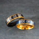 Ride or Die Rings, Ride or Die, Ride or Die Wedding Ring, Ride or Die Wedding Bands, Black Wedding Rings, Black Wedding Bands, Biker Rings